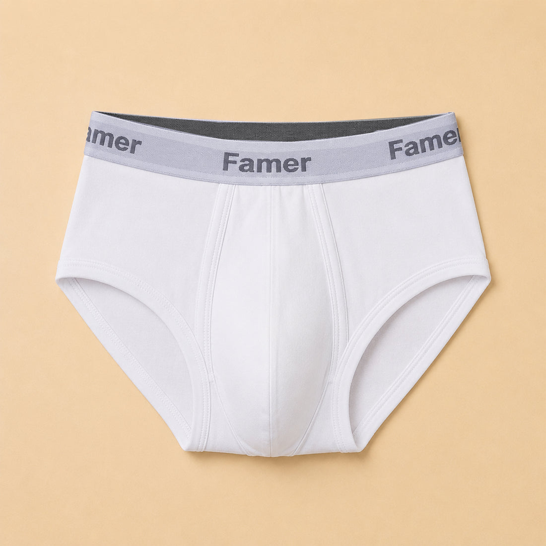 White Men's Cotton Brief
