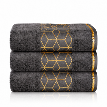 Grey Diamond Towels