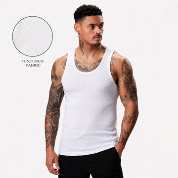 Crystal Interlock Vest For Mens