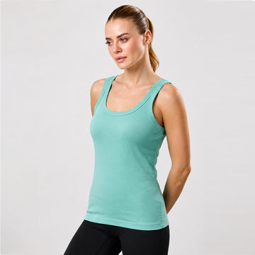 Blue Women Cotton Vest