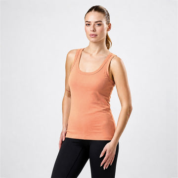 Peach Cotton  Ladies Vest
