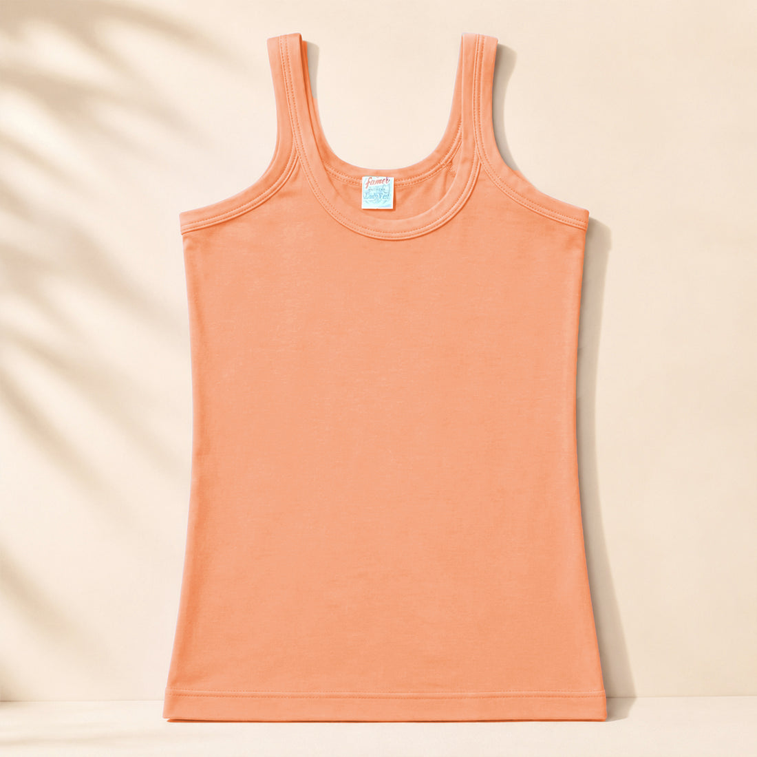 Peach Cotton  Ladies Vest